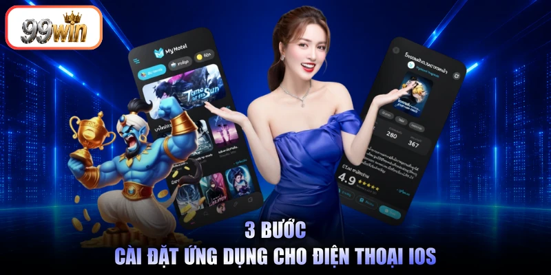 3 bước cài đặt ứng dụng cho điện thoại iOS