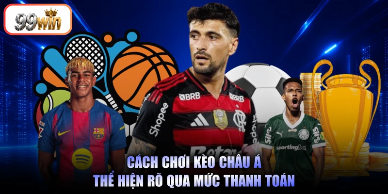 Cách chơi kèo châu Á thể hiện rõ qua mức thanh toán