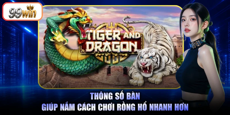 Thông số bàn giúp nắm cách chơi Rồng Hổ nhanh hơn